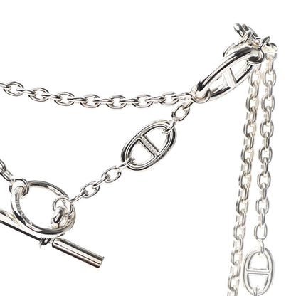 Hermes Sterling Silver Farandole Necklace 120 4 of 5