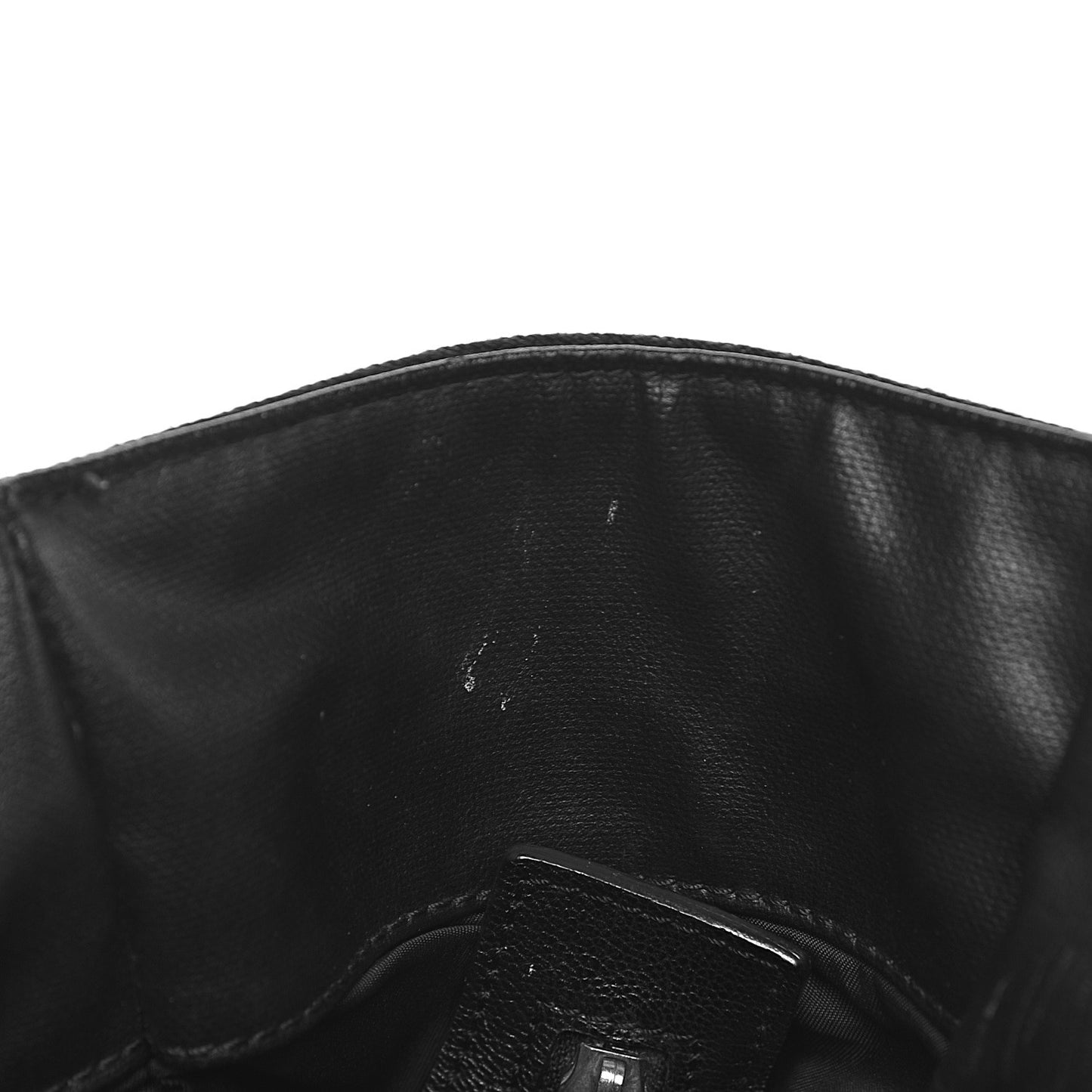 Coated Canvas Quilted Large Paris Biarritz Tote Black