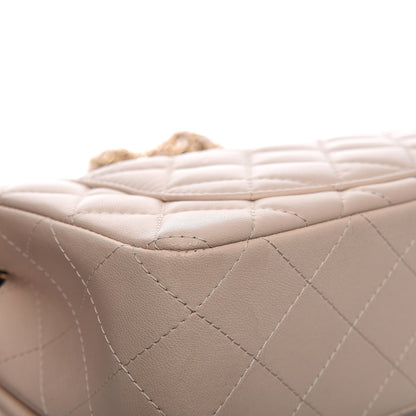 Chanel Lambskin Quilted Mini Rectangular Flap Light Beige 10 of 12