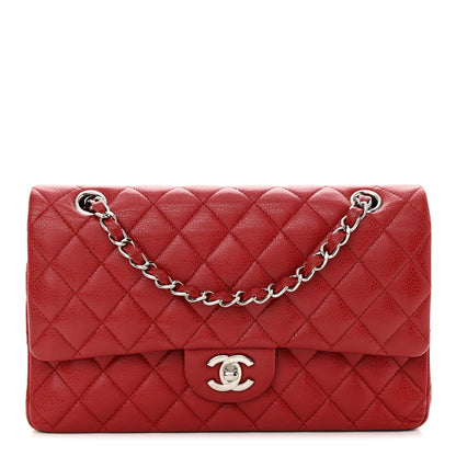 Chanel Caviar Quilted Medium Double Flap Red 1 of 15