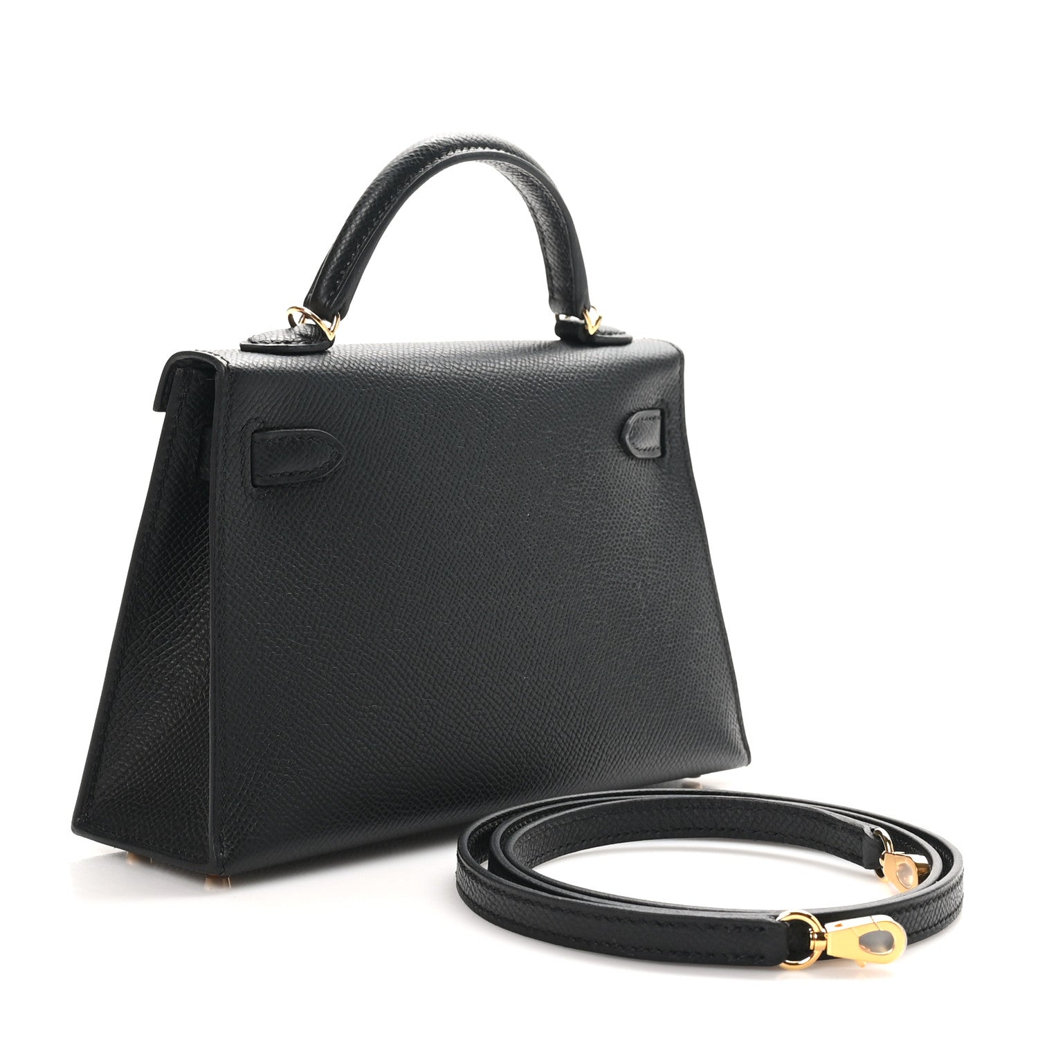 Hermes Epsom Mini Kelly Sellier 20 Black 3 of 11