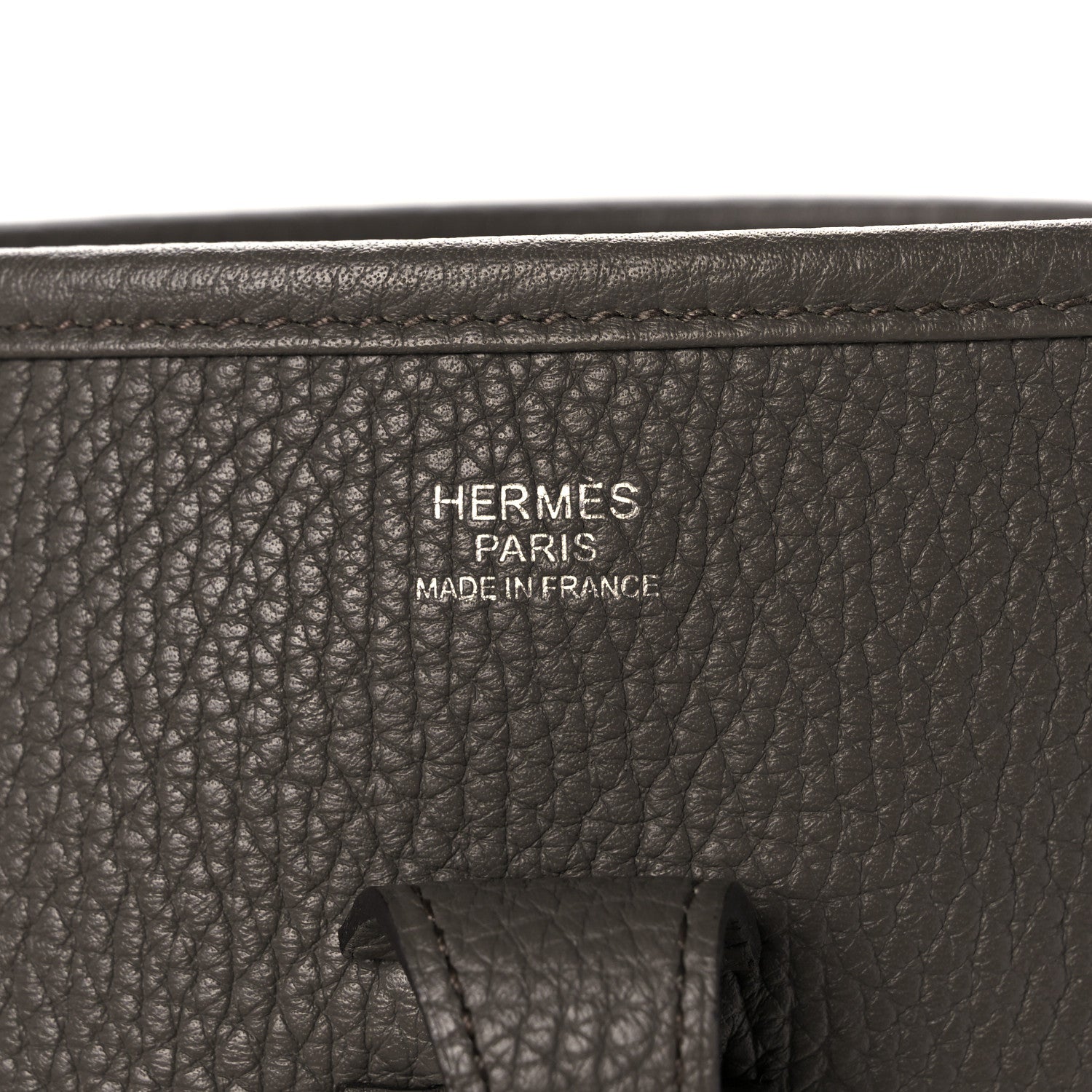 Hermes Taurillon Clemence Evelyne III PM Etain 6 of 11