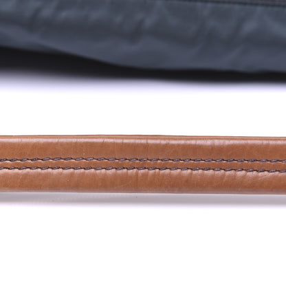 Prada Tessuto Nylon Saffiano Shoulder Bag Dark Green 15 of 18