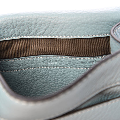 Chloe Calfskin Mini Marcie Round Crossbody Bag Faded Blue 5 of 9