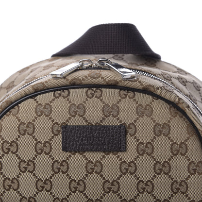 Gucci GG Monogram Travel Backpack Dark Brown 10 of 10