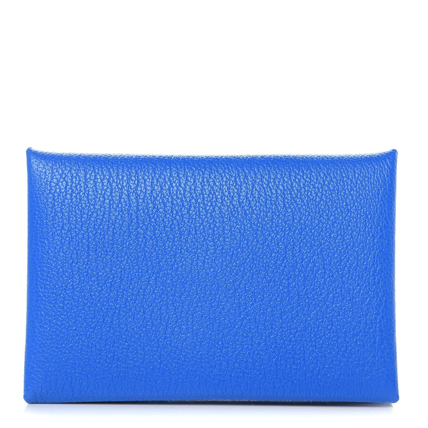 Chevre Mysore Calvi Card Case Bleu Hydra
