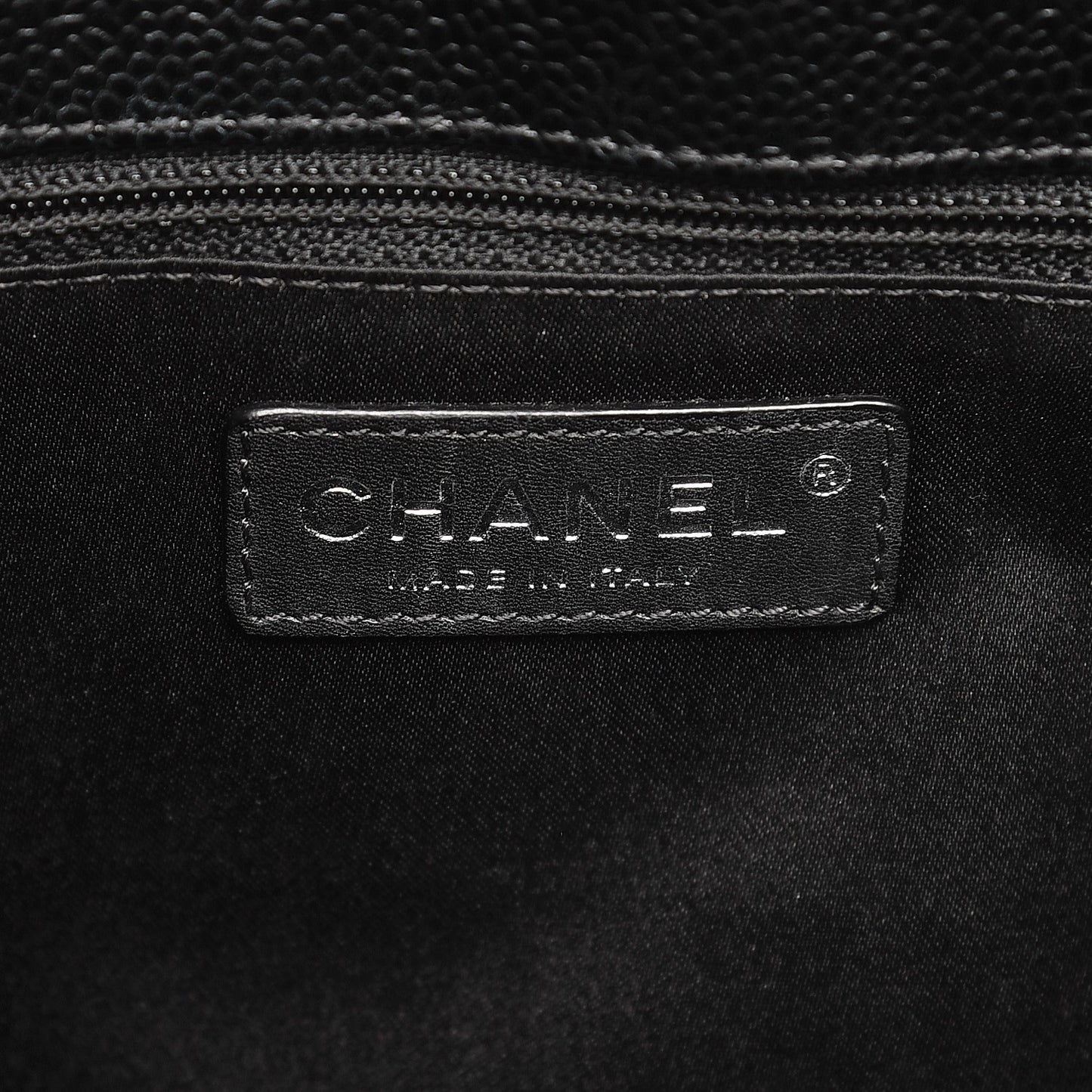 Caviar Quilted Grand Shopping Tote GST Black