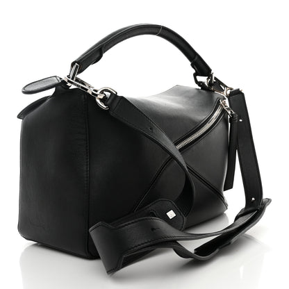 Loewe Calfskin Medium Puzzle Bag Black 3 of 12