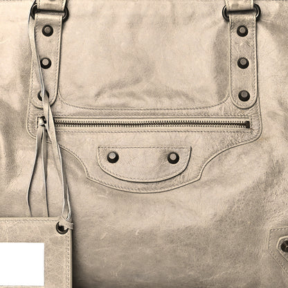 Balenciaga Chevre Shopper Tote Greige 8 of 10