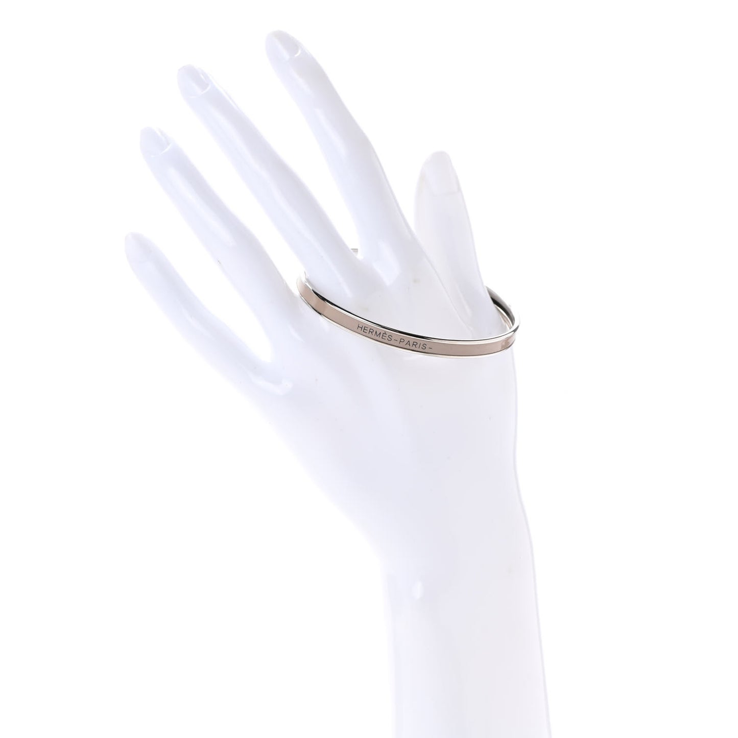 Enamel Uni Bangle Marron Glace