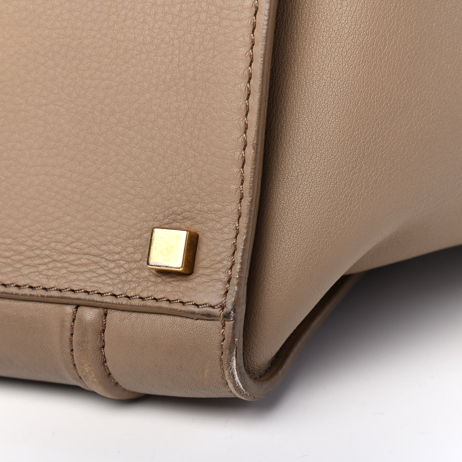 Celine Supple Calfskin Medium Phantom Luggage Taupe 9 of 9