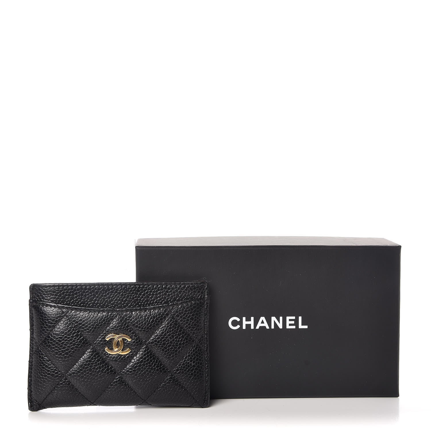 Chanel Caviar Quilted Card Holder Black 9 of 9