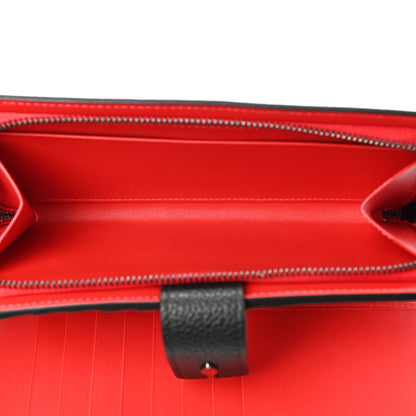 Christian Louboutin Calfskin Paloma Wallet Black 7 of 9
