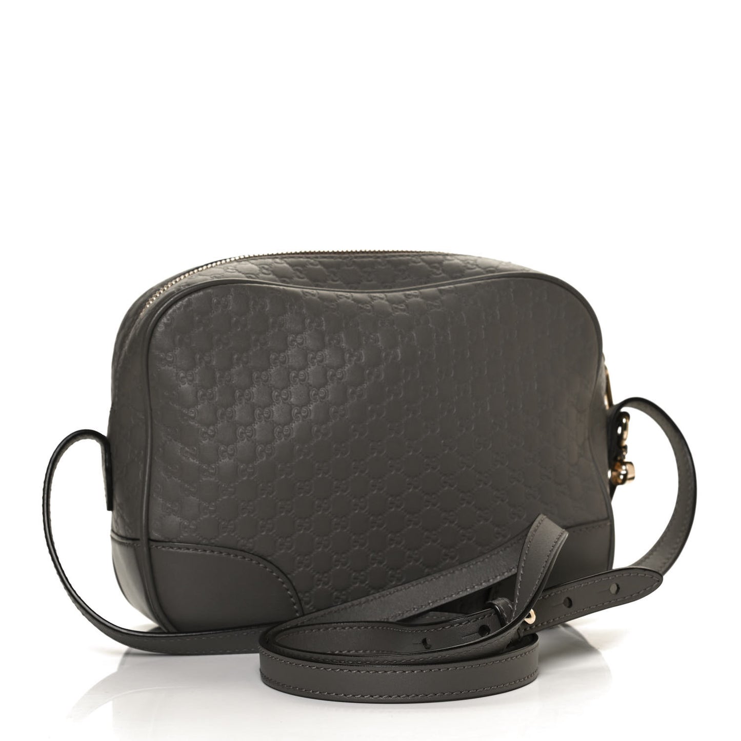 Microguccissima Mini Bree Messenger Bag Grey