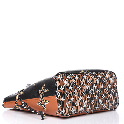 Louis Vuitton Monogram Giant Jungle Neverfull MM Black 4 of 12