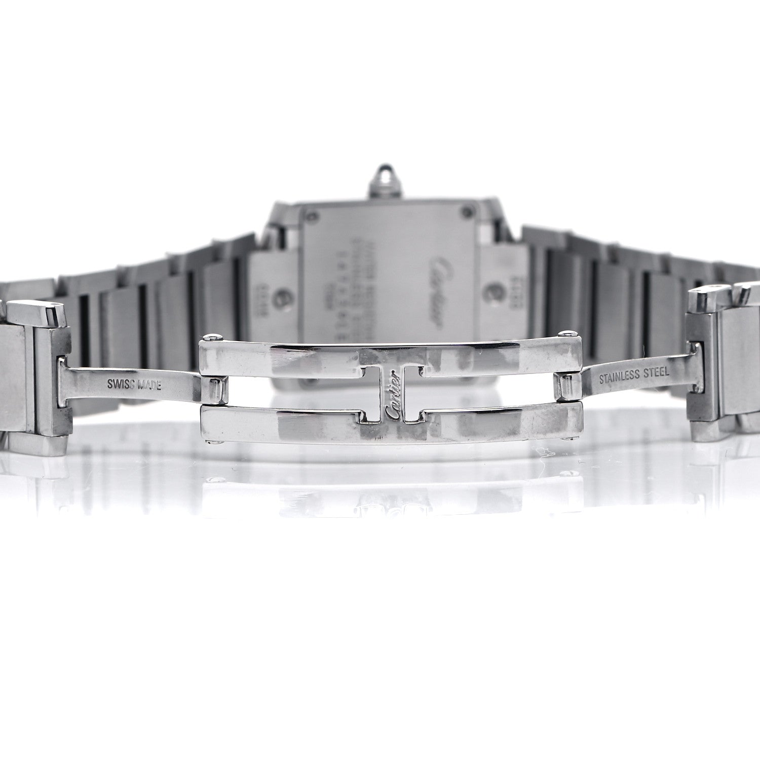 Cartier Stainless Steel 20mm Tank Francaise Quartz Watch 5 of 6