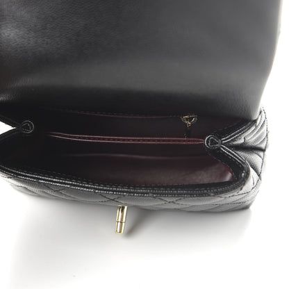 Chanel Caviar Quilted Extra Mini Coco Handle Flap Black 5 of 11