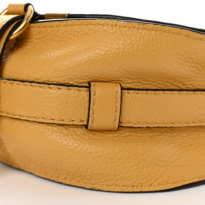Chloe Calfskin Mini Marcie Round Crossbody Bag Honey Gold 12 of 12