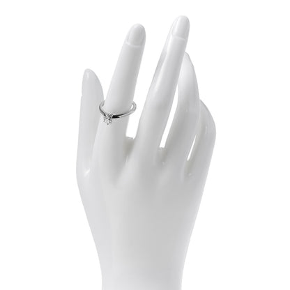 Tiffany Platinum Diamond .40ct Solitaire Engagement Ring 56 7.5 2 of 8