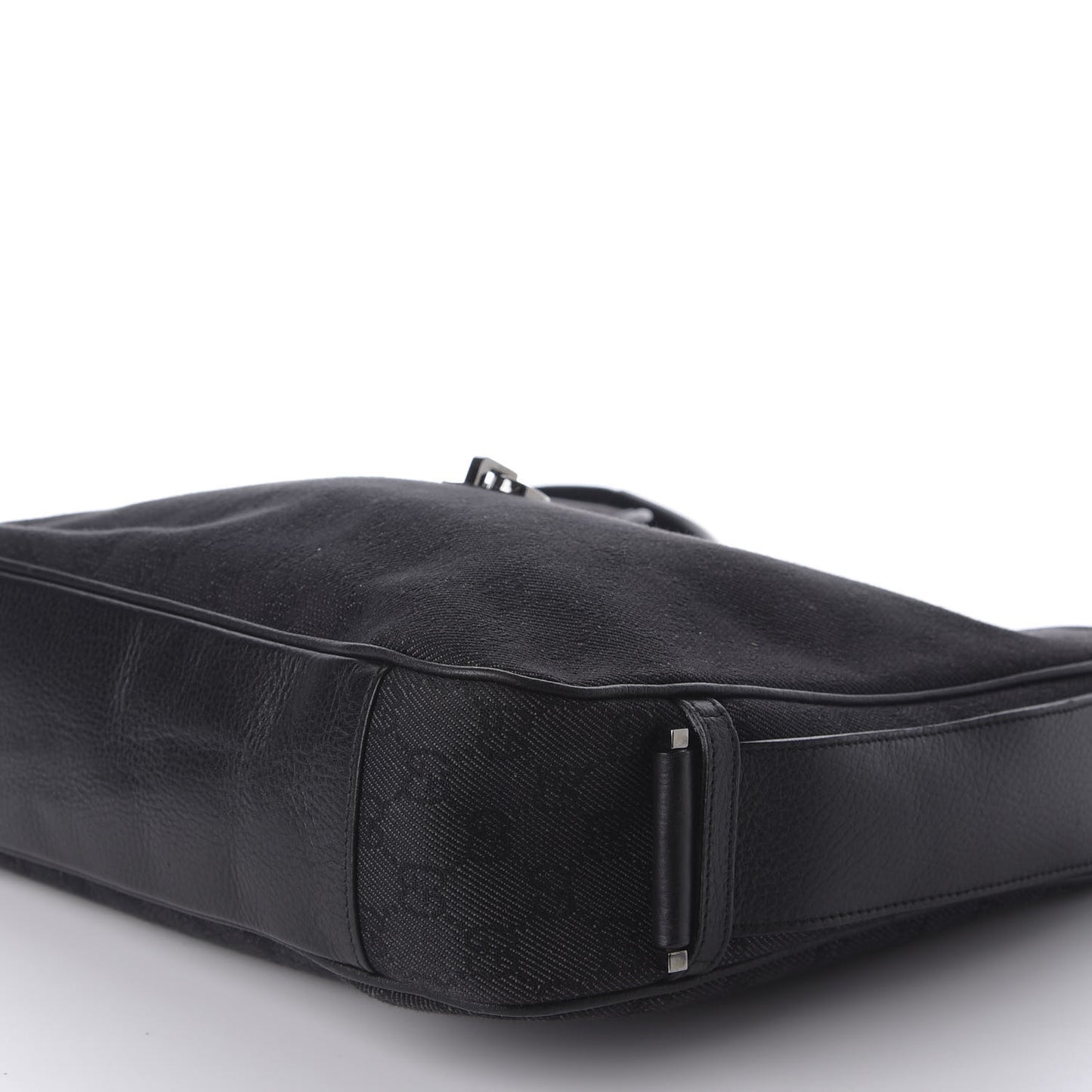 Denim Monogram Jackie O Hobo Black