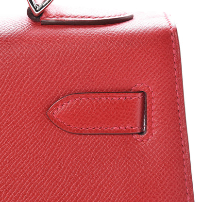 Hermes Epsom Kelly Sellier 32 Rouge Casaque 12 of 38