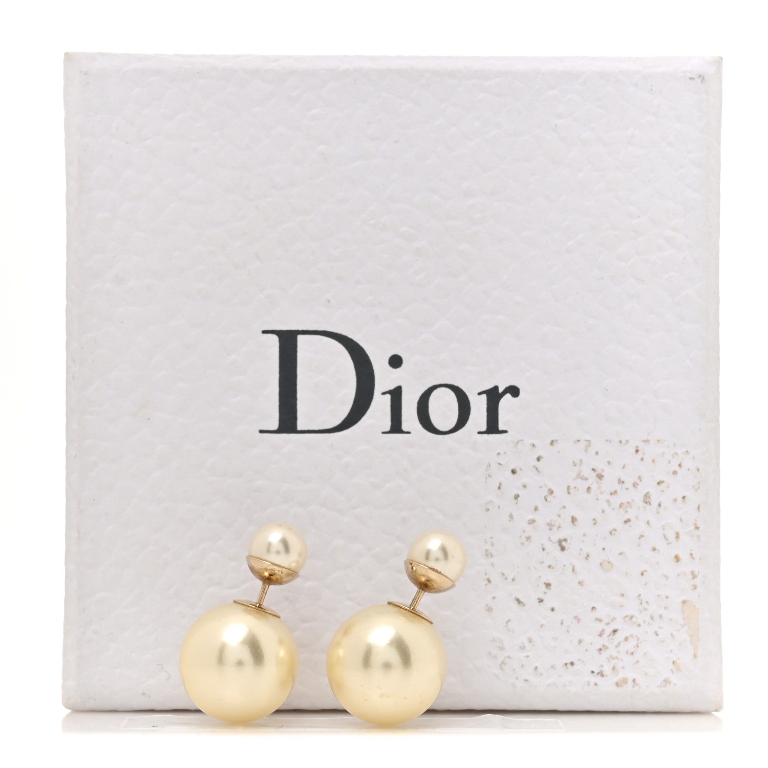 Christian Dior Pearl Mise En Dior Tribal Earrings Gold 5 of 5