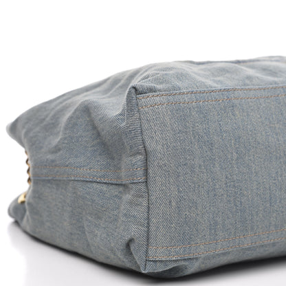 Gucci Denim Medium Soho Chain Shoulder Bag Blue 8 of 11