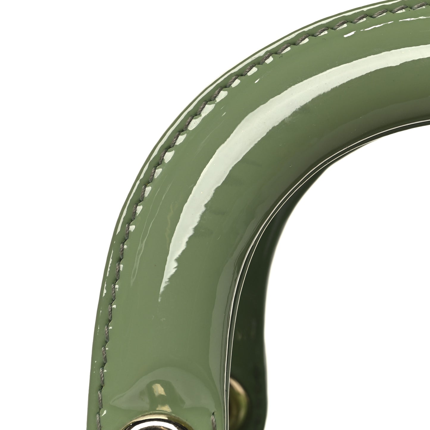 Patent Cannage Mini Lady Dior Mint Green
