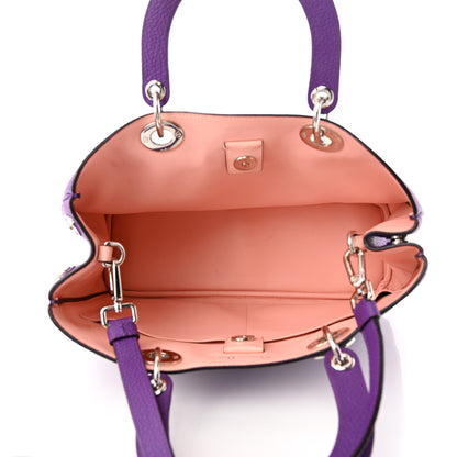 Christian Dior Bullcalf Medium Diorissimo Tote Purple 6 of 12