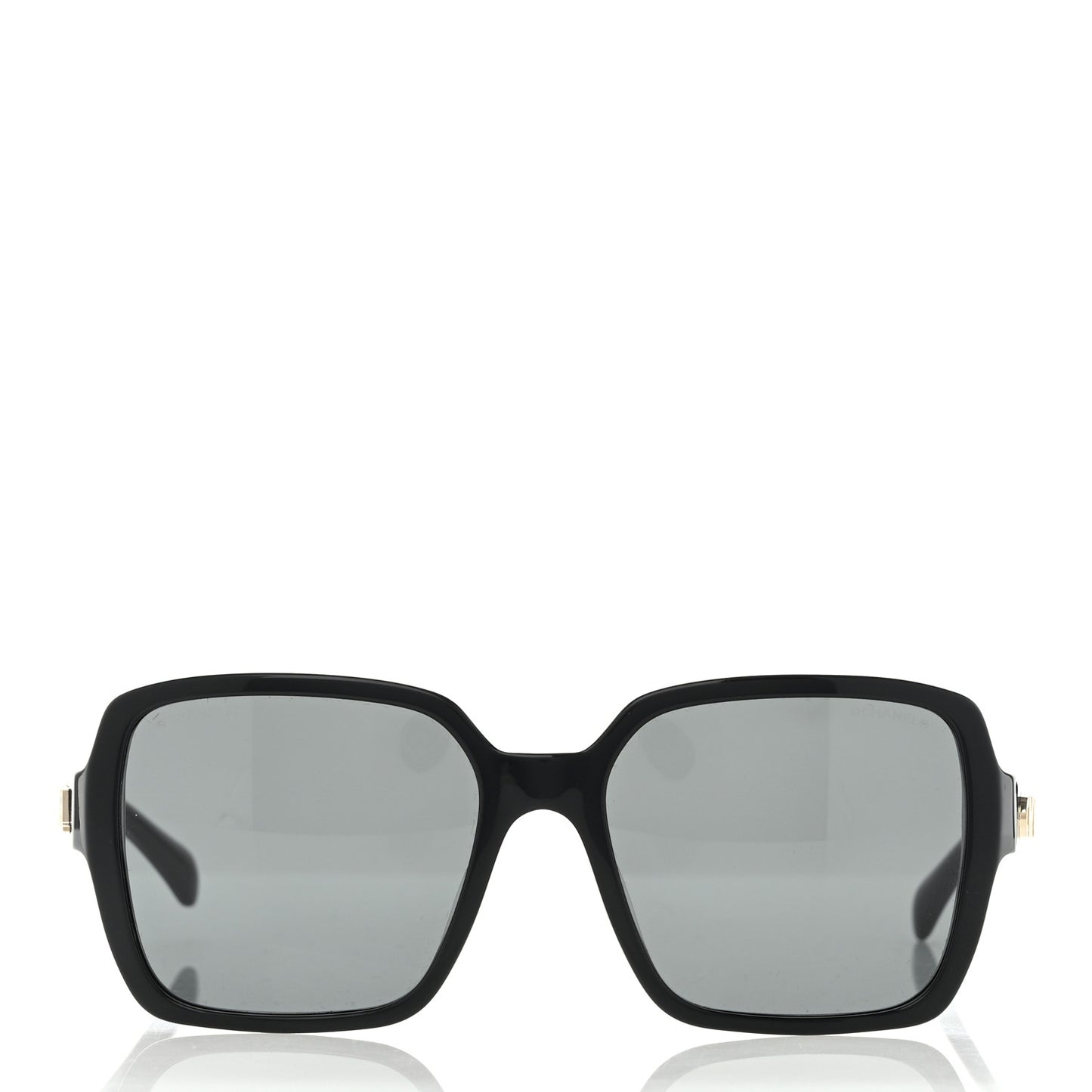 Acetate Square Sunglasses 5408-A Black