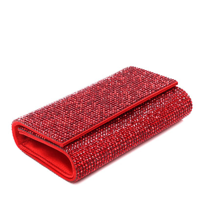 Judith Leiber Swarovski Crystal Fizzy Clutch Red 3 of 4