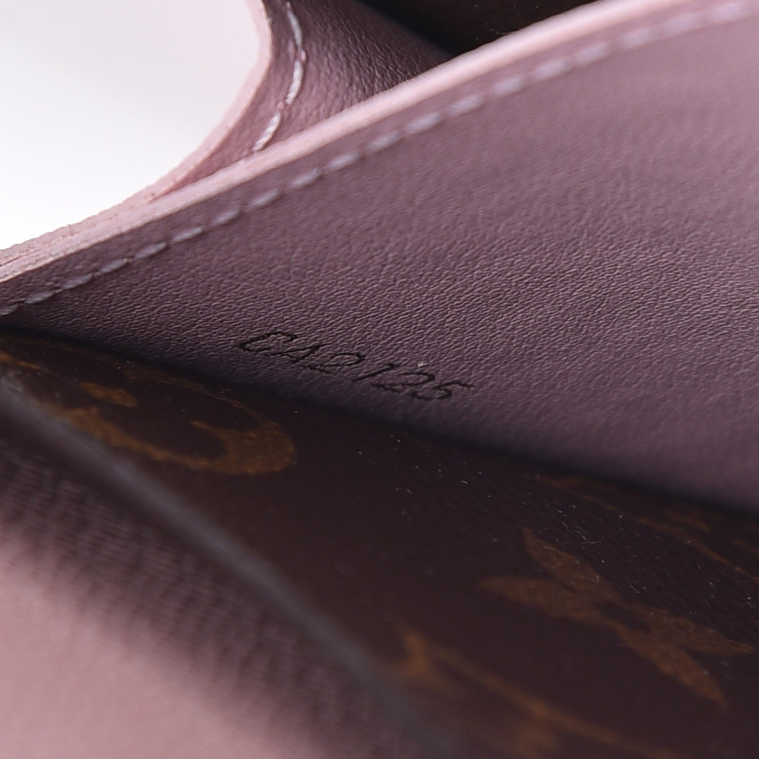 Louis Vuitton Monogram Emilie Wallet Rose Ballerine 7 of 7