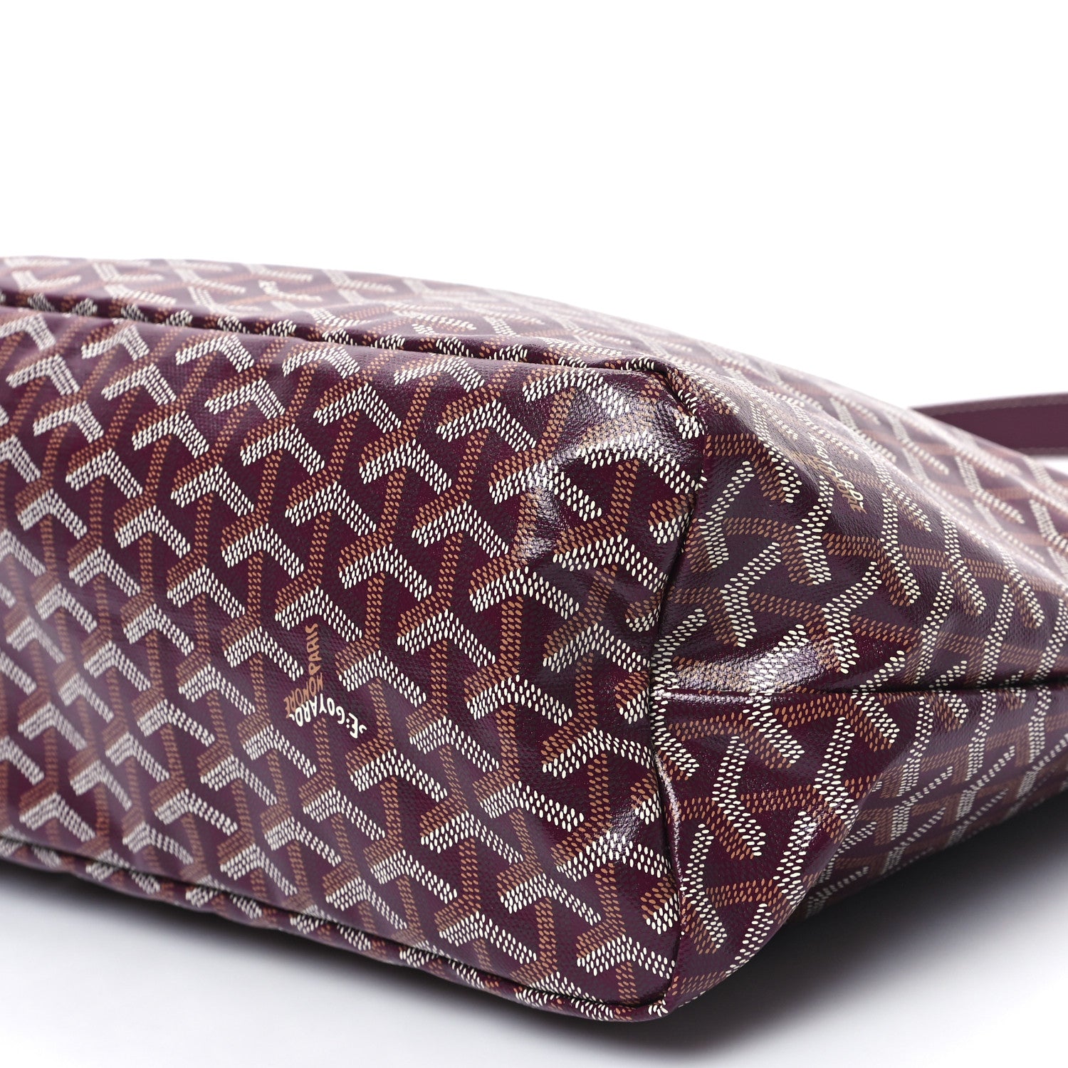 Goyard Goyardine Boheme Hobo Burgundy 10 of 10