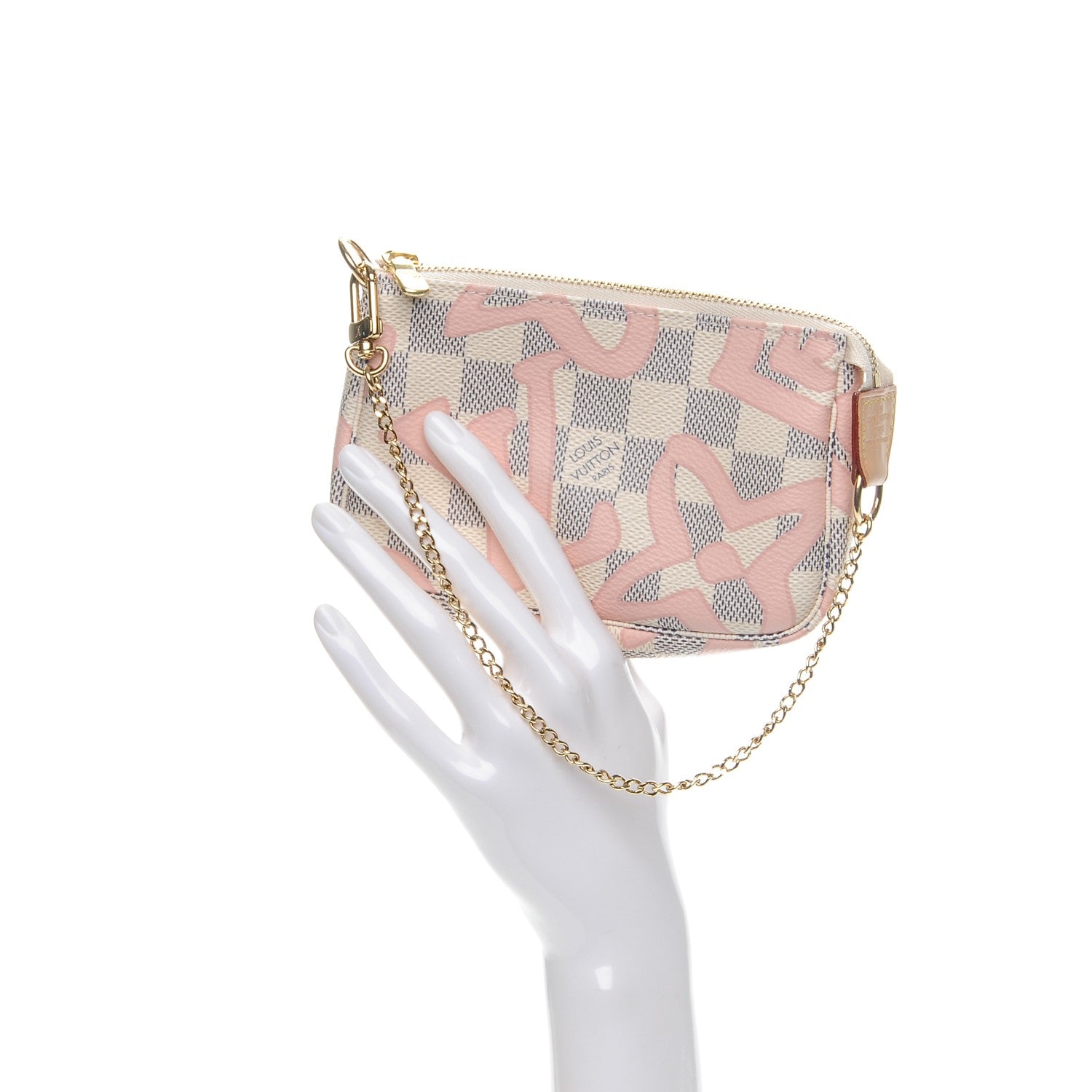 Louis Vuitton Damier Azur Tahitienne Mini Pochette Accessories 2 of 7