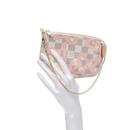 Louis Vuitton Damier Azur Tahitienne Mini Pochette Accessories 2 of 7