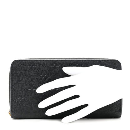 Louis Vuitton Empreinte Zippy Wallet Black 2 of 7