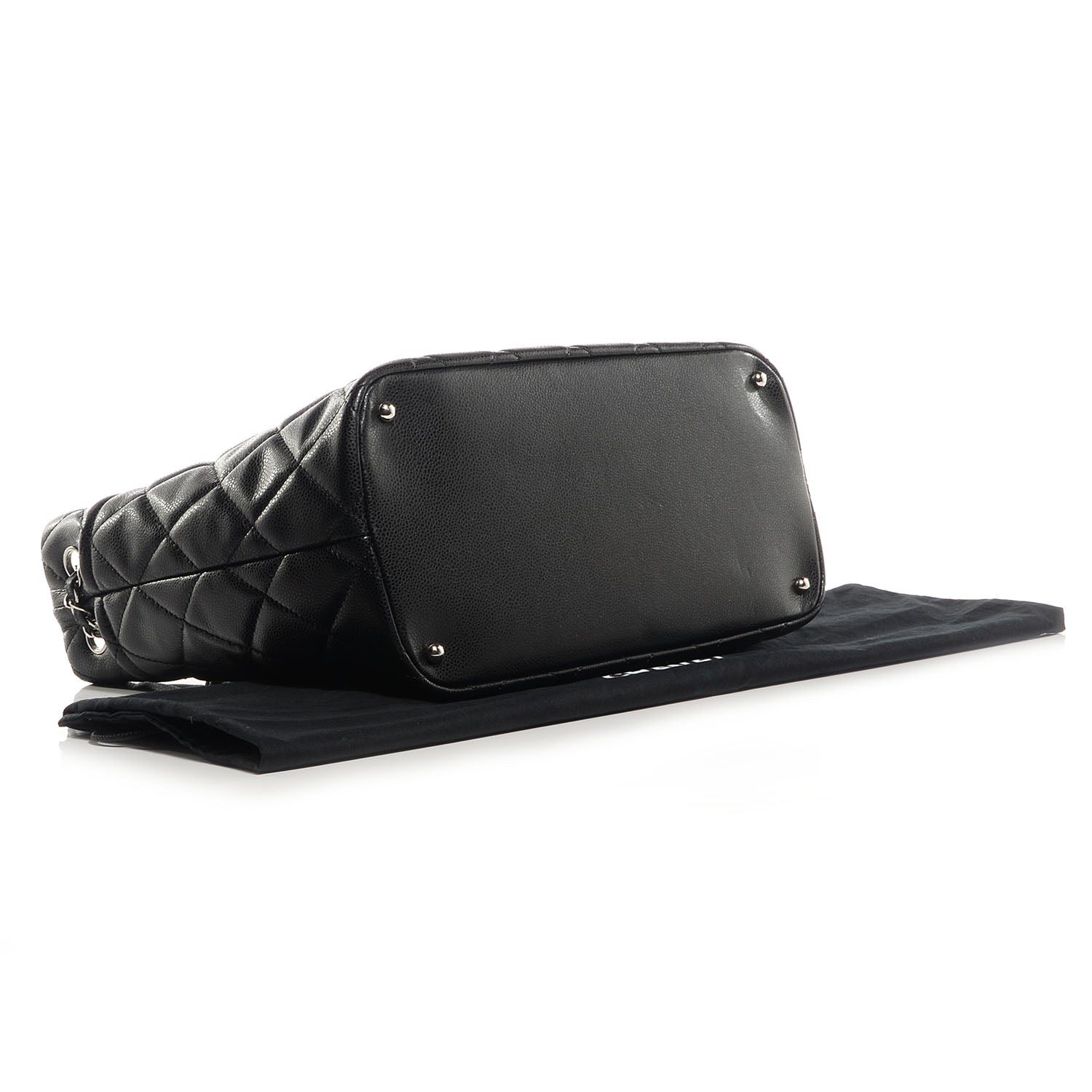 Chanel Caviar CC Timeless Soft Tote Black 4 of 7