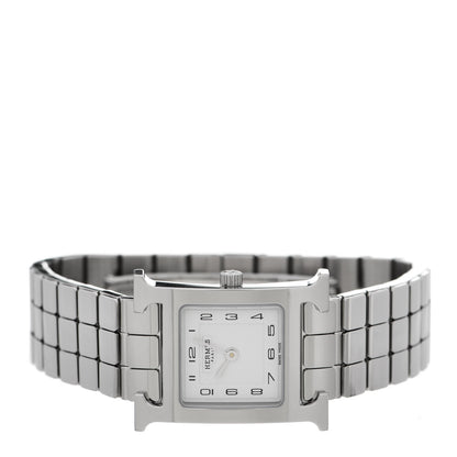 Hermes Stainless Steel 21mm Heure H Hour Quartz Watch 2 of 5