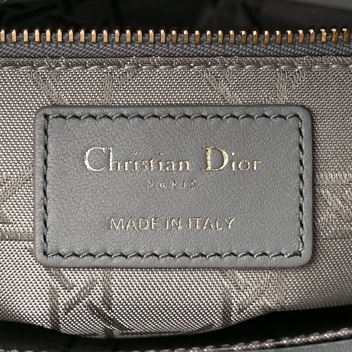 Christian Dior Lambskin Cannage Small My ABCDior Lady Dior Grey 6 of 11