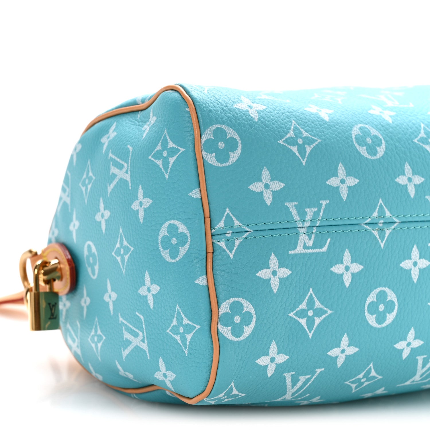 Louis Vuitton Calfskin Monogram Speedy P9 Bandouliere 25 Turquoise 8 of 10
