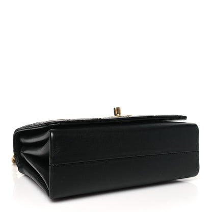 Chanel Calfskin Quilted Pearl Jewel Chain Flap Black 5 of 11