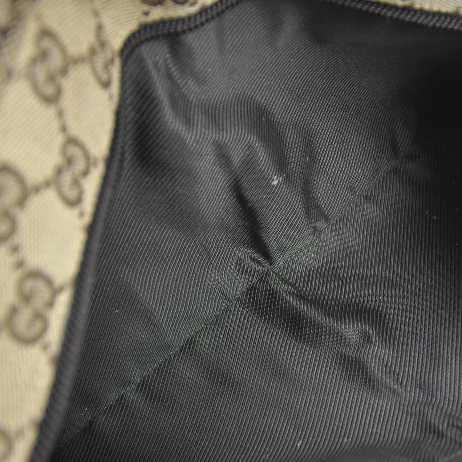 Gucci GG Monogram Web Double Pocket Belt Bag Ebony 7 of 10