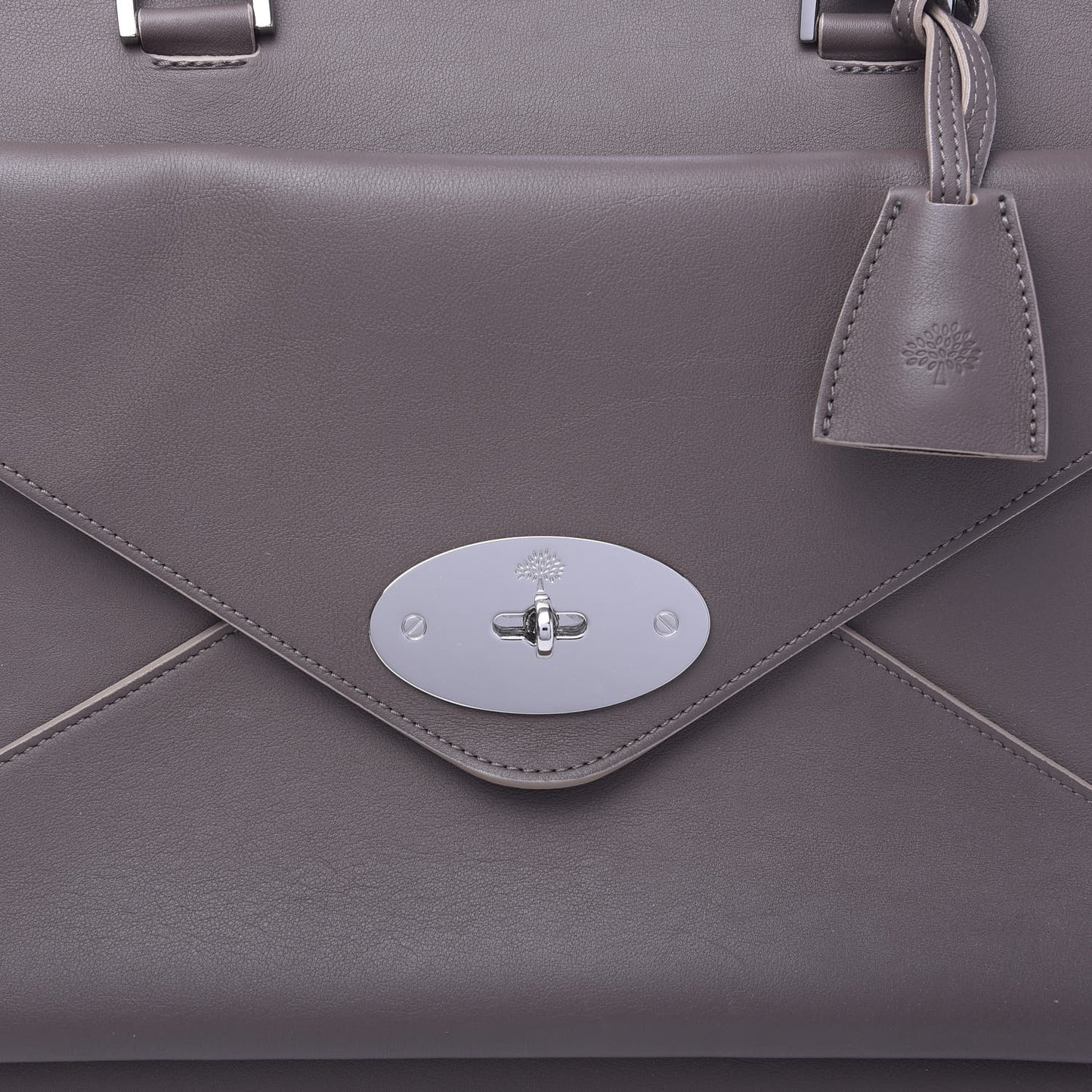 Silky Calf Medium Willow Tote Taupe