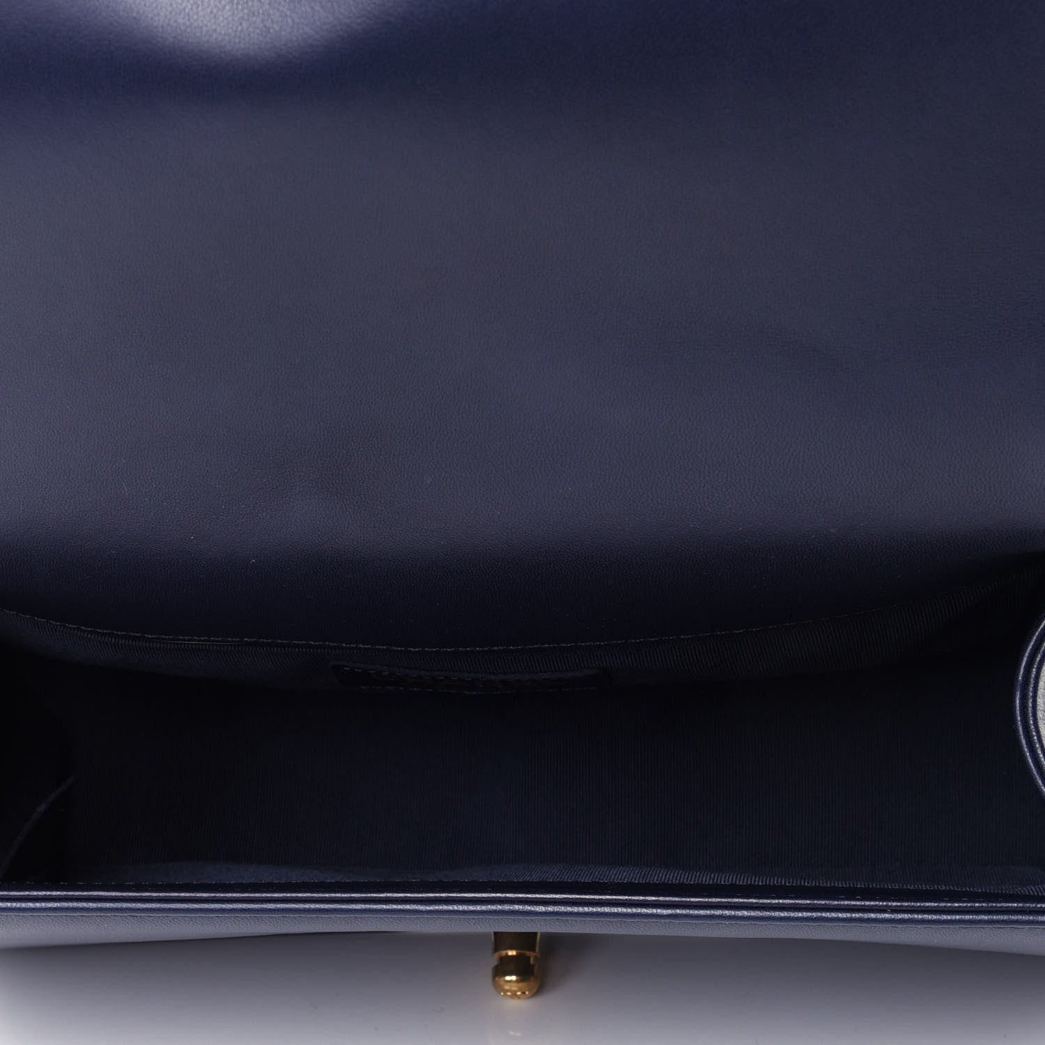 Chanel Lambskin Quilted Medium Boy Flap Navy 3 of 4