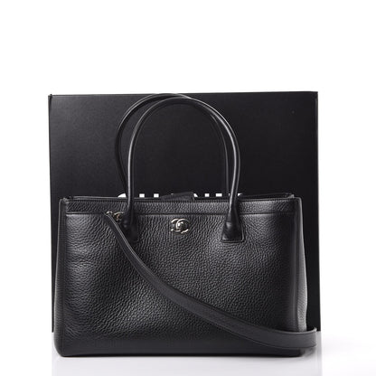 Chanel Calfskin Cerf Executive Shopper Tote Black 16 of 16