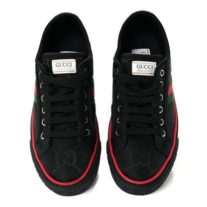 Gucci Econyl Nylon Web Monogram Off The Grid Womens 1977 Tennis Sneakers 39.5 Black 5 of 10