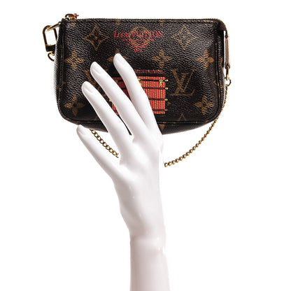 Louis Vuitton Monogram Trunks and Locks Mini Pochette Accessories 2 of 6