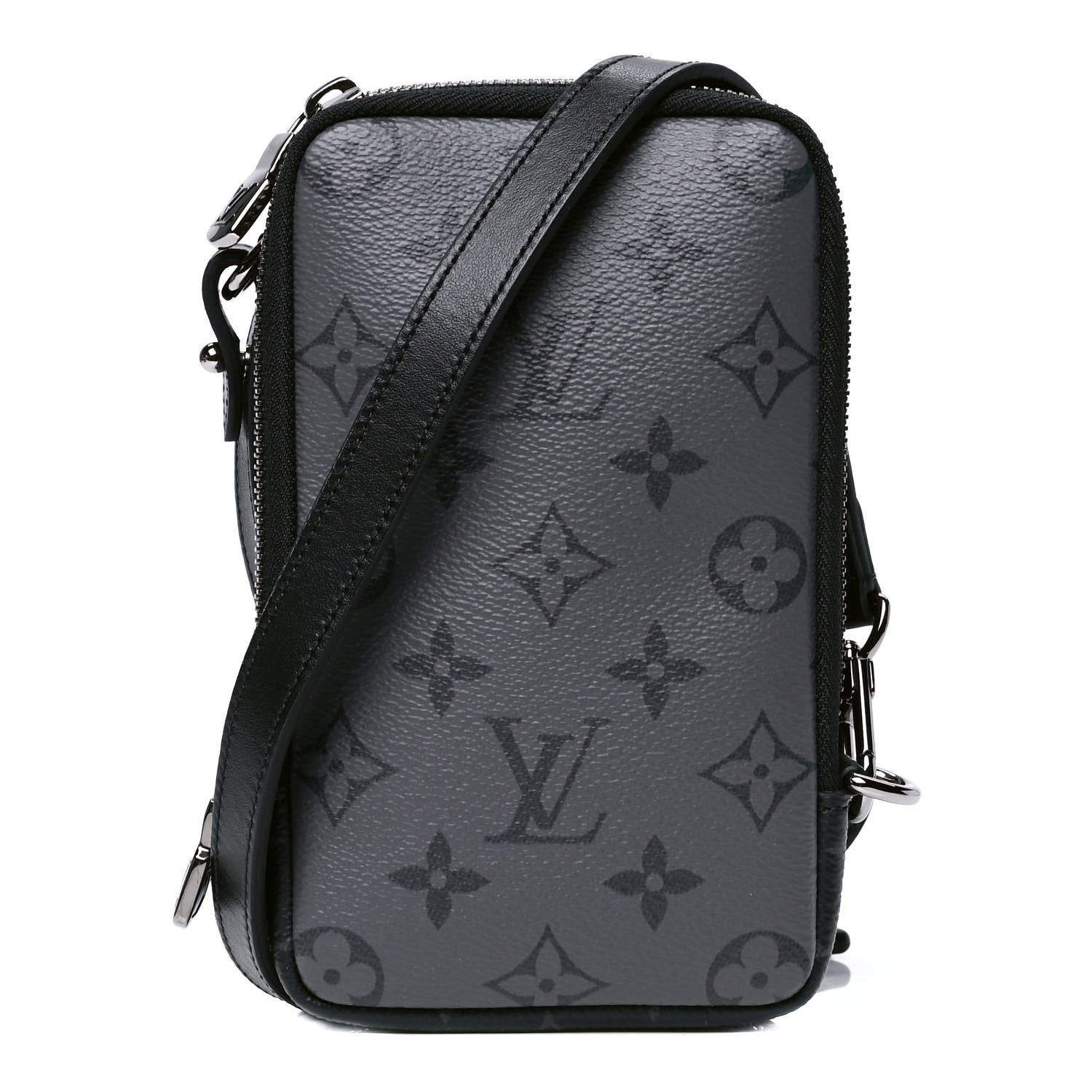 Louis Vuitton Monogram Eclipse Reverse Double Phone Pouch 1 of 4