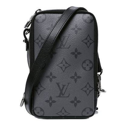 Louis Vuitton Monogram Eclipse Reverse Double Phone Pouch 1 of 4