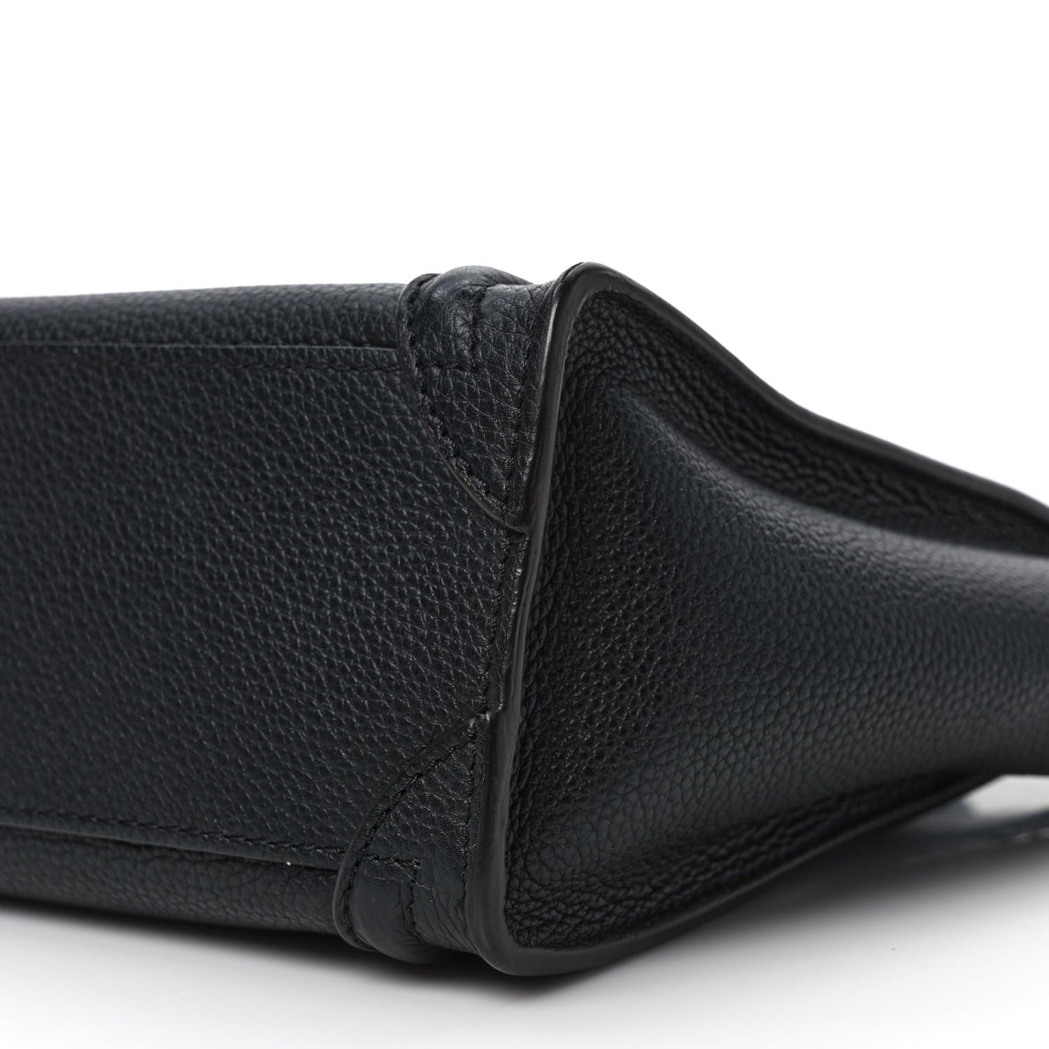 Celine Drummed Calfskin Nano Luggage Black 8 of 8